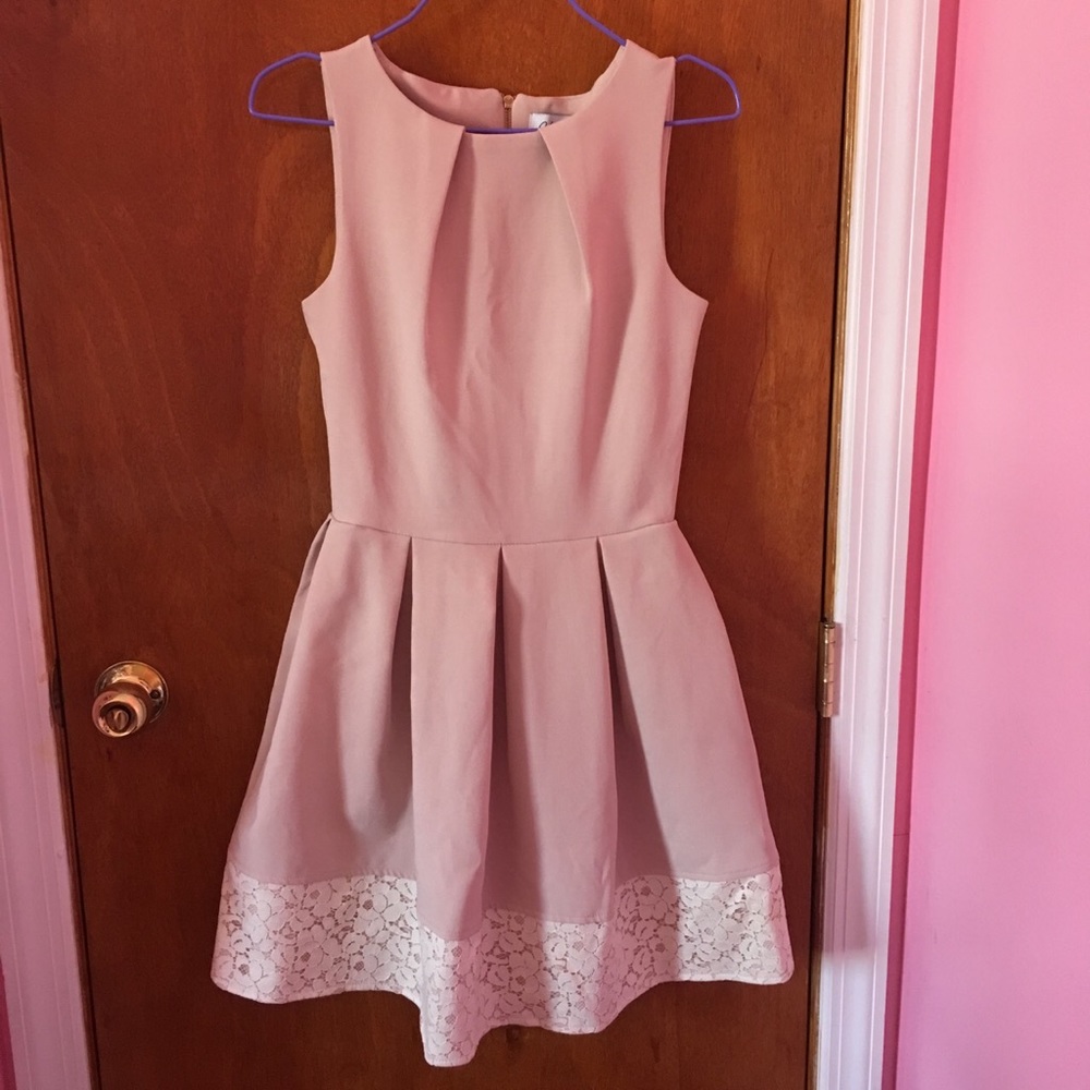 Asos blush mini dress